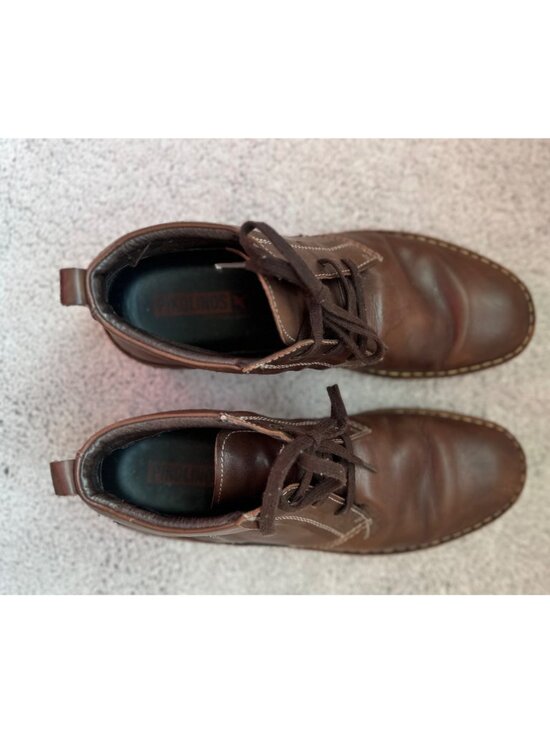Pikolinos Mens Size 42/ US 8.5-9 Brown Leather Lace Up Ankle Boots Shoes main image 12